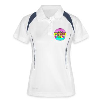 Let's Glow Crazy - Birthday - 80s - Women's Polo breathable - white/navy - Front