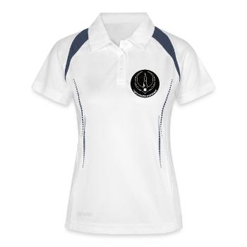Rebellion Loon Logo - Eistaucher Rebellion Logo - Women's Polo breathable - white/navy - Front