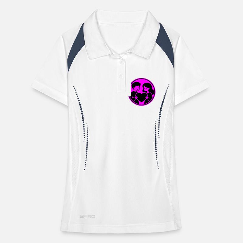 Relation de couple Polo respirant Femme