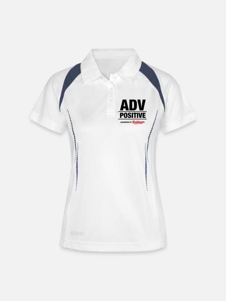 ADV Positive - Women's Polo breathable - white/navy