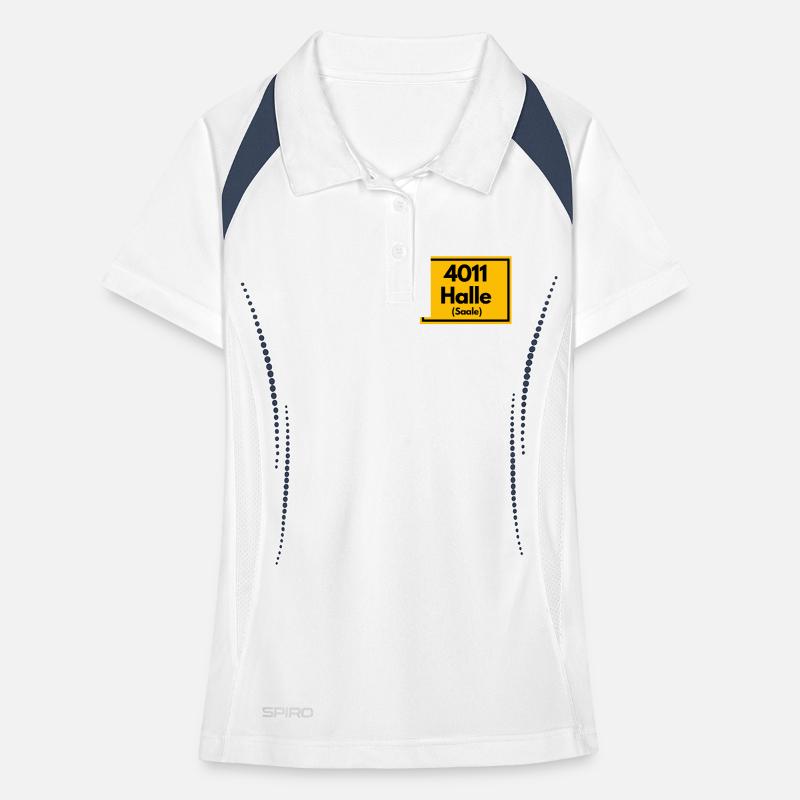 OLD POSTCODE POSTCODE RETRO 4011 HALLE (SAAALE) Women's Polo breathable
