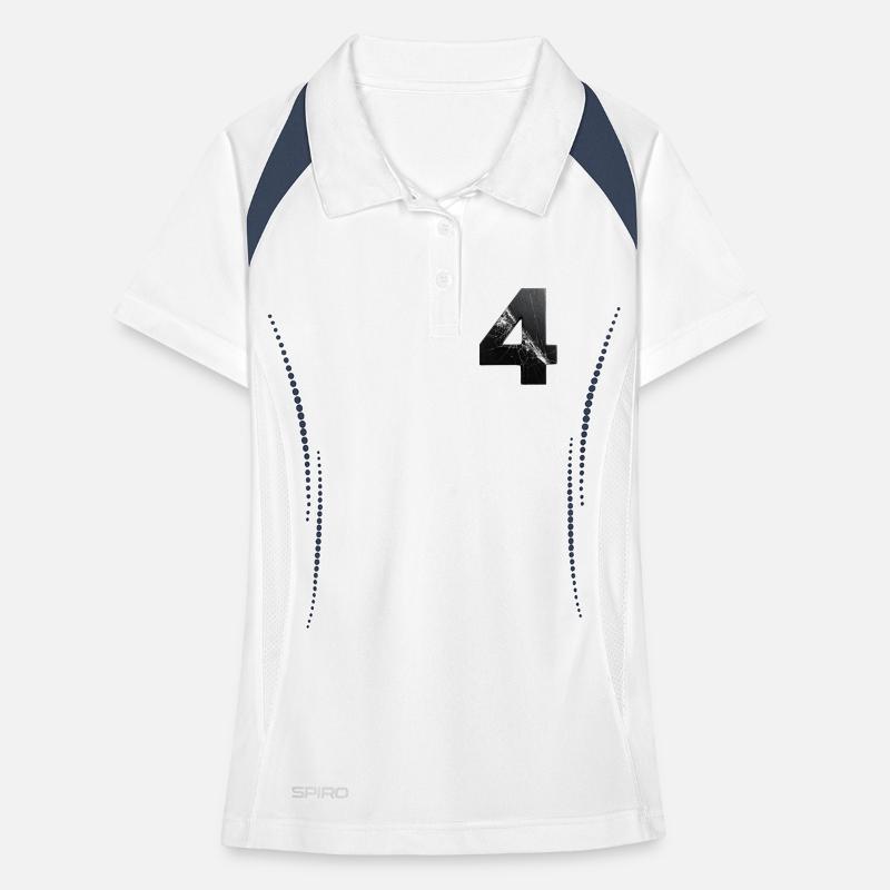 Broken Four Patterns Women's Polo breathable