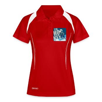 Hockey sur Glace Champion - Sport d'Hiver. - Women's Polo breathable - white/navy - Front