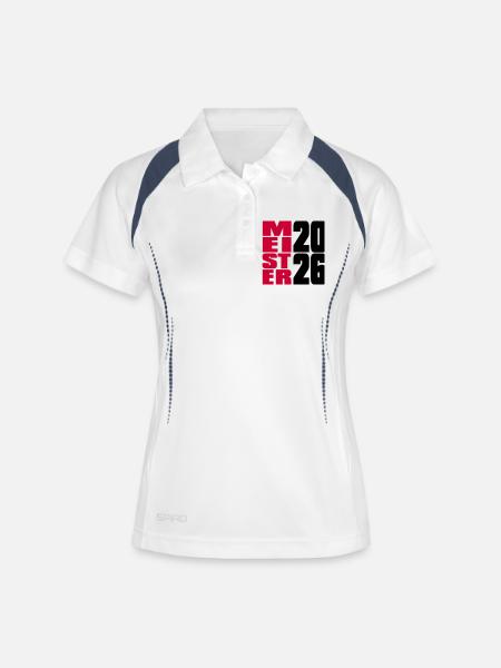 Champion 2026 Championship - Women's Polo breathable - white/navy