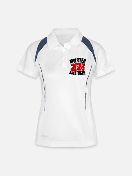 Champion and promoted team 2026 - Women's Polo breathable - white/navy