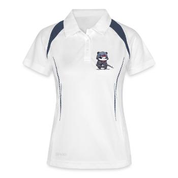 Panda Gang - Women's Polo breathable - white/navy - Front