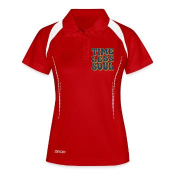 Âme intemporelle - Timeless Soul - Women's Polo breathable - white/navy - Front