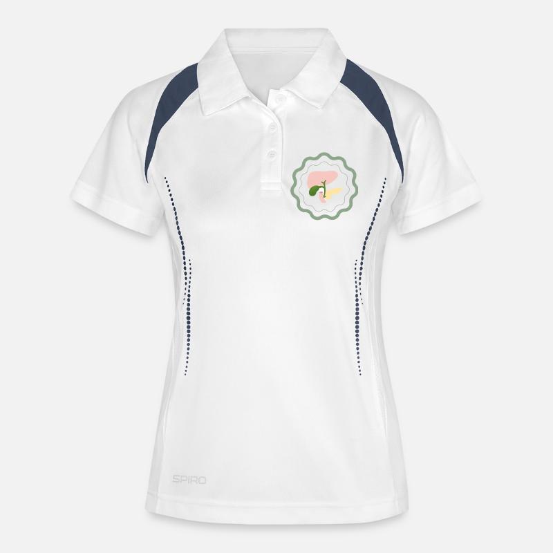 Anatomy Model - Women's Polo breathable - white/navy