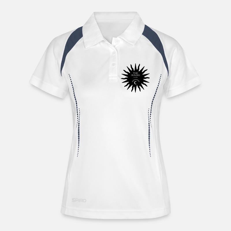 Magic of New Beginnings - Women's Polo breathable - white/navy