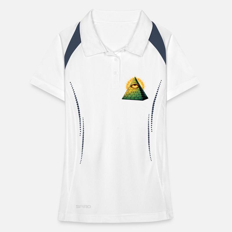 Illuminati Pyramid Women's Polo breathable