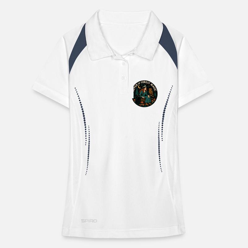 Forest Spell Forest Witch Patch Women's Polo breathable
