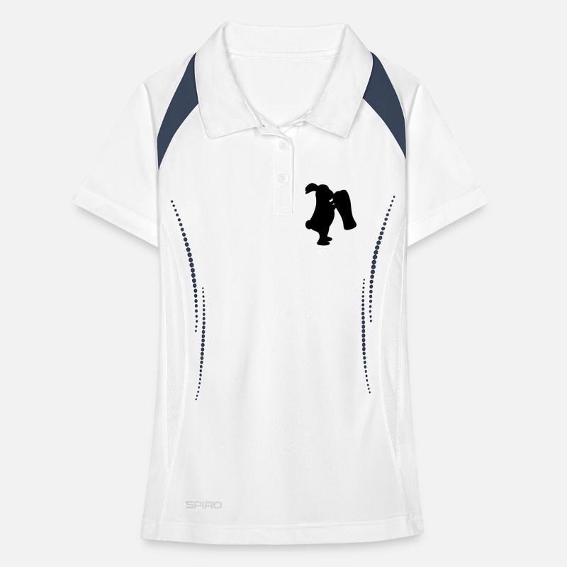 Beer Bunny Easter Bunny Women's Polo breathable