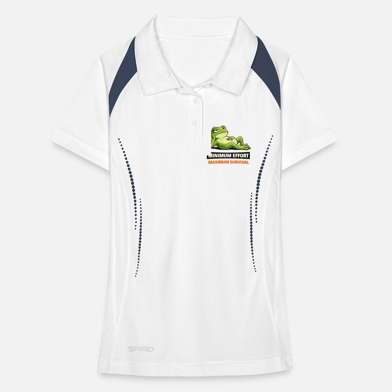 Frog Chill: Minimum Effort Women's Polo breathable