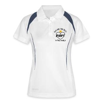 Best Mom in the World Crown Shirt - Women's Polo breathable - white/navy - Front