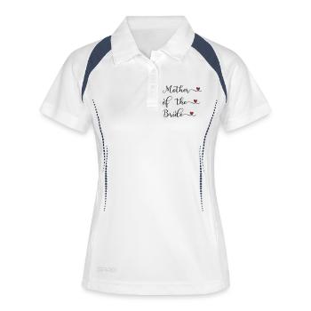 Mother of the Bride - Women's Polo breathable - white/navy - Front