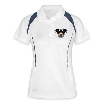 Chauve-souris fédérale autrichienne - Armoiries gothiques - Polo respirant Femme - blanc/marine - Devant