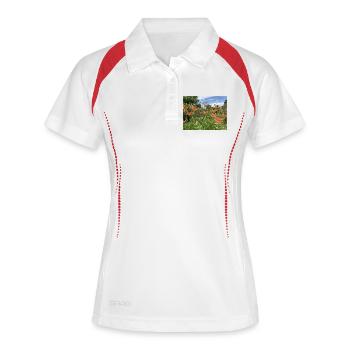 Lilies - Women's Polo breathable - white/navy - Front