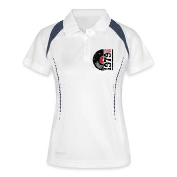 Millésime 1979 - Polo respirant Femme - blanc/marine - Devant