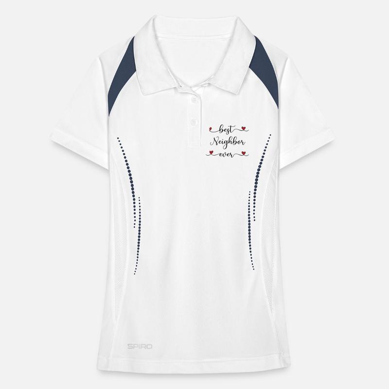 bester Nachbar Frauen Polo atmungsaktiv