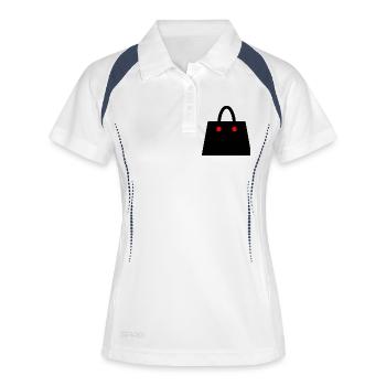 Handbag - Women's Polo breathable - white/navy - Front