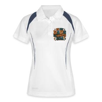 In My Dad's Favorite Era Daughter Families Humor - Women's Polo breathable - white/navy - Front