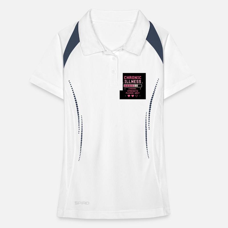     Loading Strength Invisible Battles Women's Polo breathable