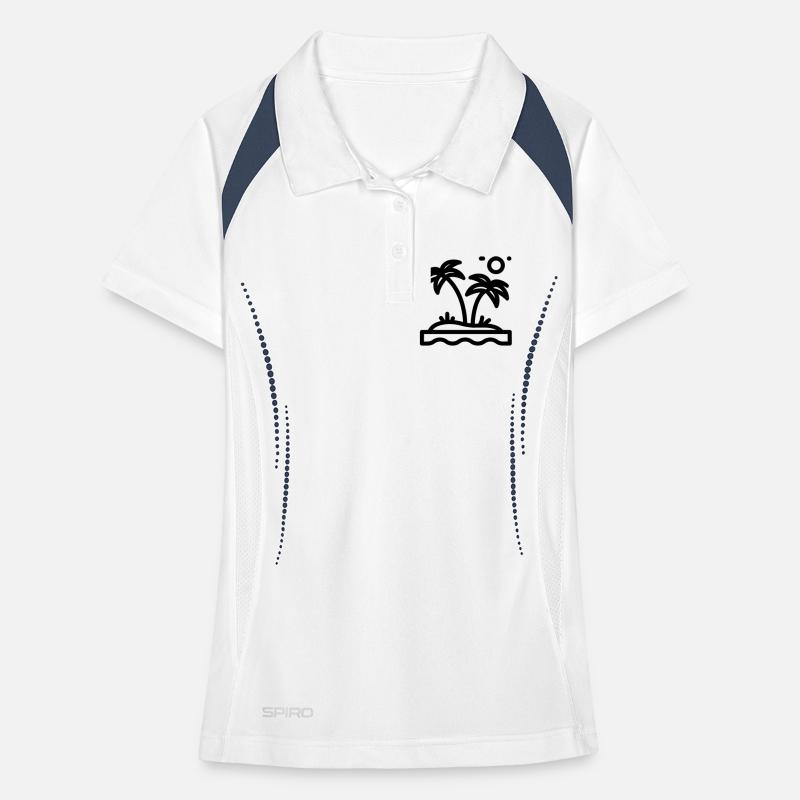 Strand Frauen Polo atmungsaktiv