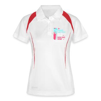 Laboratory Biology Chemistry Microscope Laboratory - Women's Polo breathable - white/navy - Front