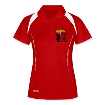 Summer Pale - Frauen Polo atmungsaktiv - Weiß/Navy - Vorne