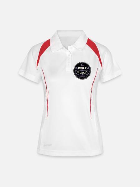 Quiet Signals Cosmos Night - Women's Polo breathable - white/navy