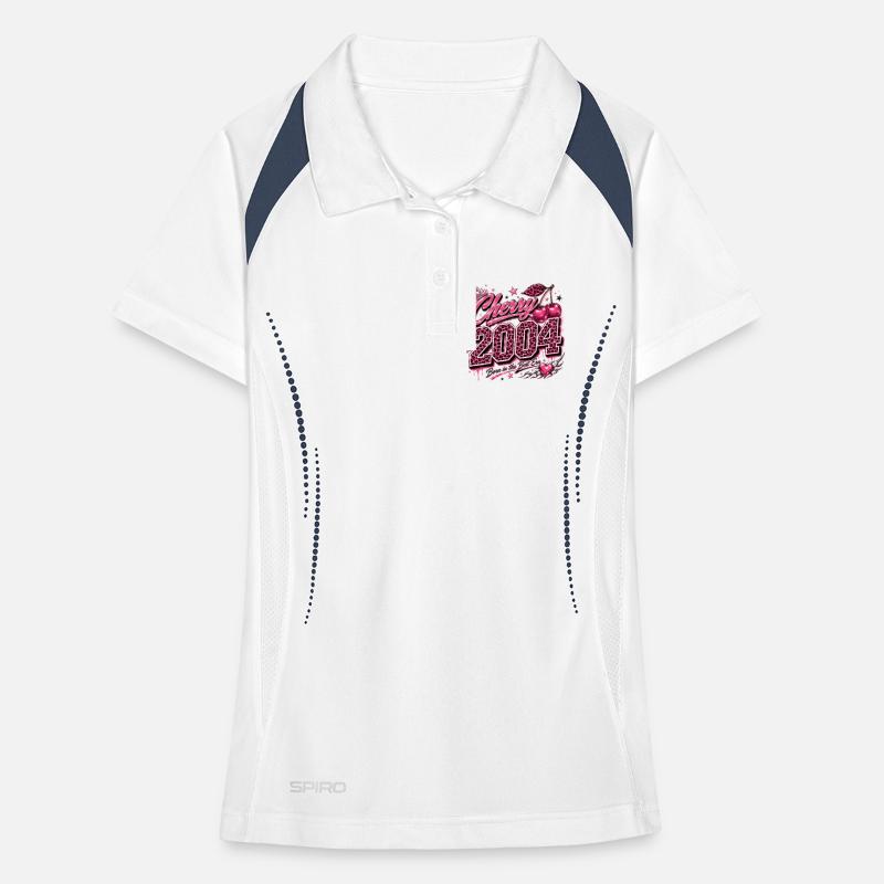 Cherry 2004 Style Léopard Polo respirant Femme