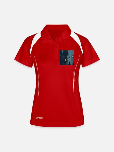 Steamboat romance in the fog - Women's Polo breathable - white/navy