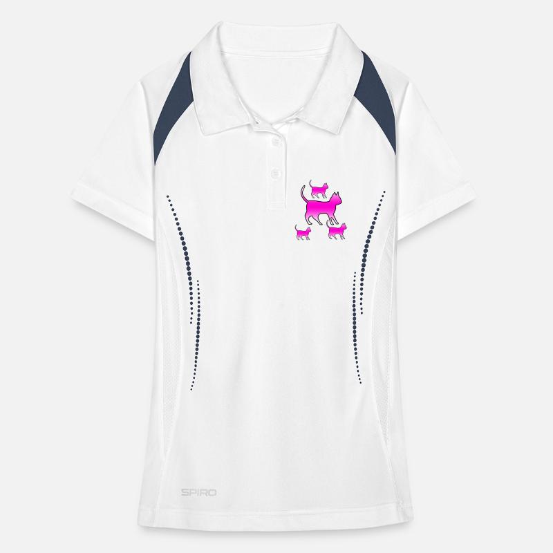 feline Women's Polo breathable