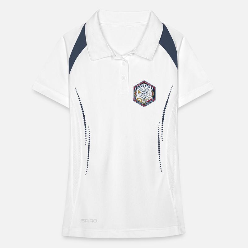 Solve for X: Mathematical Engineering Women's Polo breathable