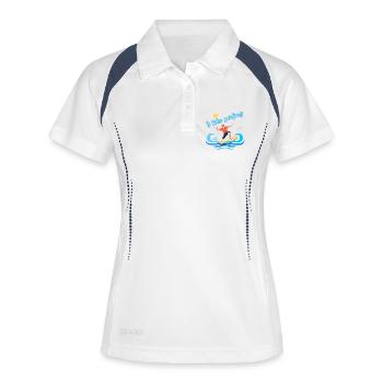 I Like Surfing – Summer Beach Design - Women's Polo breathable - white/navy - Front