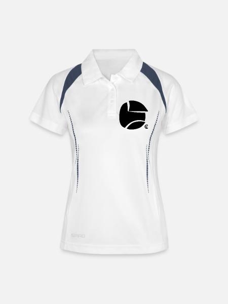 Form2 - Women's Polo breathable - white/navy