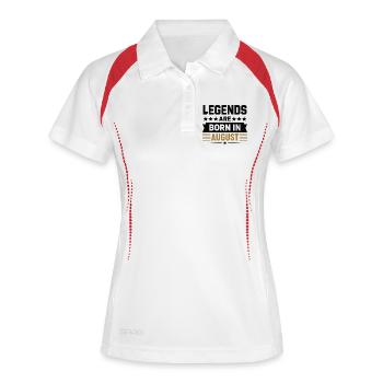 Legends Are Born In August - Women's Polo breathable - white/navy - Front