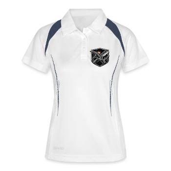 Welder Sparks Metal Industry Work Pride - Women's Polo breathable - white/navy - Front