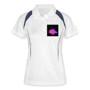 Street Kicks - Sneaker Streetwear Neon - Polo respirant Femme - blanc/marine - Devant
