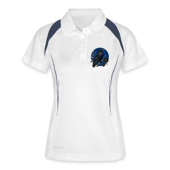 Great Botanical Gothic Raven - Women's Polo breathable - white/navy - Front