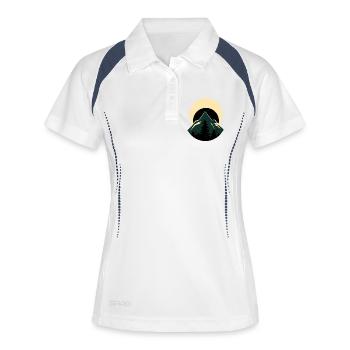 Nordic Moon Mountain Escape - Women's Polo breathable - white/navy - Front
