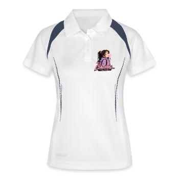 Bubblegirl - Women's Polo breathable - white/navy - Front