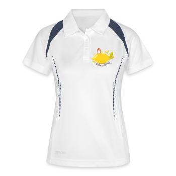 Vitamintastic Lemon Girl - Women's Polo breathable - white/navy - Front