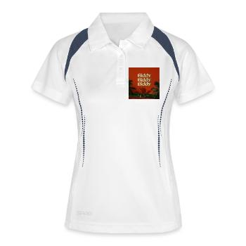 Biddy Biddy Biddy par Mark Noone - Polo respirant Femme - blanc/marine - Devant