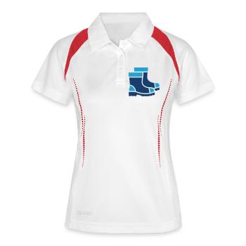 Chaussures de sécurité Solid Icon Protectrice - Polo respirant Femme - blanc/marine - Devant