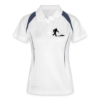 Bigfoot with Alligator - Women's Polo breathable - white/navy - Front
