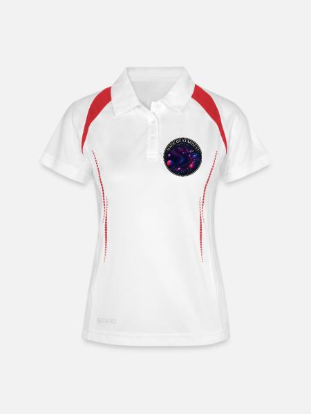 Star Nebula - Women's Polo breathable - white/navy