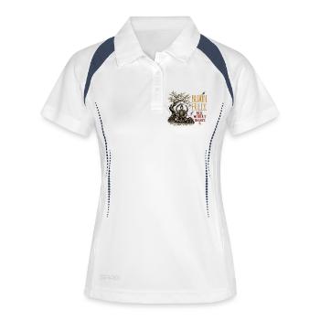 Bloom Fully Fall Without Regret Samurai Sakura - Women's Polo breathable - white/navy - Front