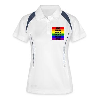 ENE MENE MECK THE AFD MUST GO, NO AFD, NO NZS - Women's Polo breathable - white/navy - Front