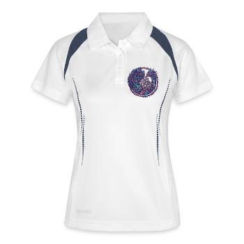 Cosmic Phoenix in the Circle of the Stars - Women's Polo breathable - white/navy - Front